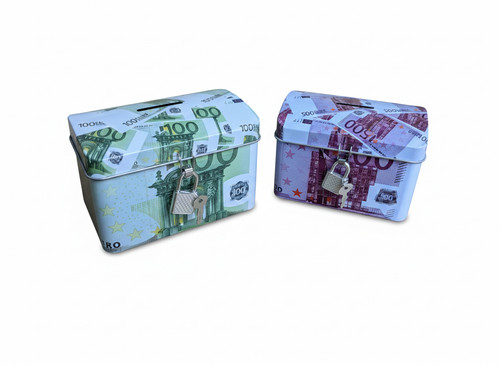 2er set spardose truhe - spardose,