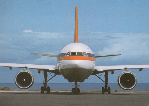 Postkarte airbus 310 - postkarte, 310-200