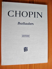 Chopin Balladen Urtext  Henle