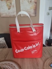 Zeit für Coca-Cola Kühltasche Kunststoff Tasche Vintage  RAR Trink Coca Cola