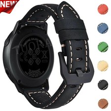 20mm 22mm Armband Universell Leder Klassisch Ersatzband Smart Watch Uhrenarmband