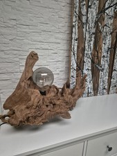 Handmade Lampe aus Wurzelholz
