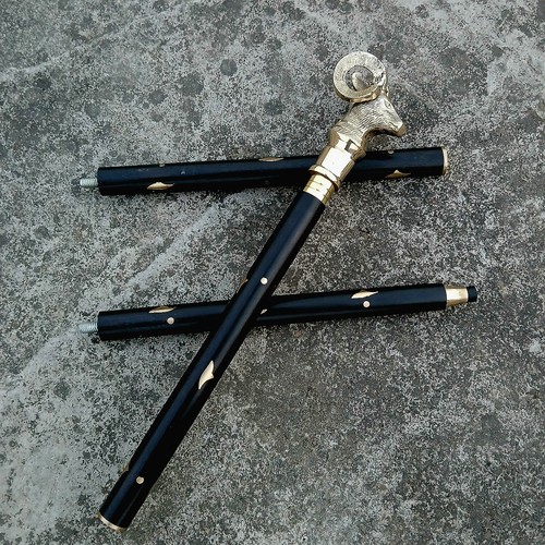 Vintage messing widderkopf - messing,