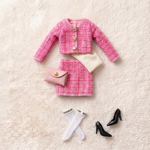 Rosa barbie puppe kleidung - rosa, set