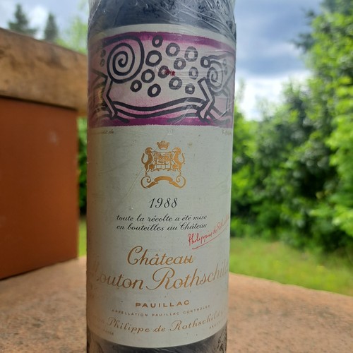 Chateau mouton rothschild 1988 - chateau,