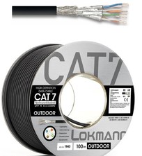 100m Schwarz Outdoor CAT 7