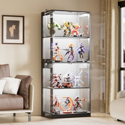 Glasvitrine mit dreifarbig - glasvitrine, led