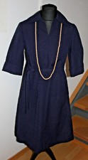 TRUE Vintage original 50er  Kleid blau Handarbeit, sehr selten 40/42, Qualität