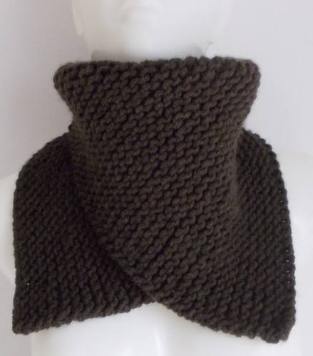 Kragenschal handgestrickt - kragenschal,,