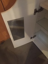 badeschrank mit spiegel weiß 