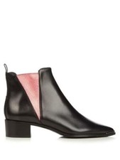 Acne Studios Jensen Chelsea Boots 36 Limited Black & Pink Elastic 