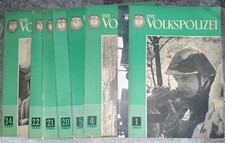 Rar! 8 Hefte „Die Volkspolizei“ 1963 Zeitschrift Vopo Vopos DDR Polizei selten!
