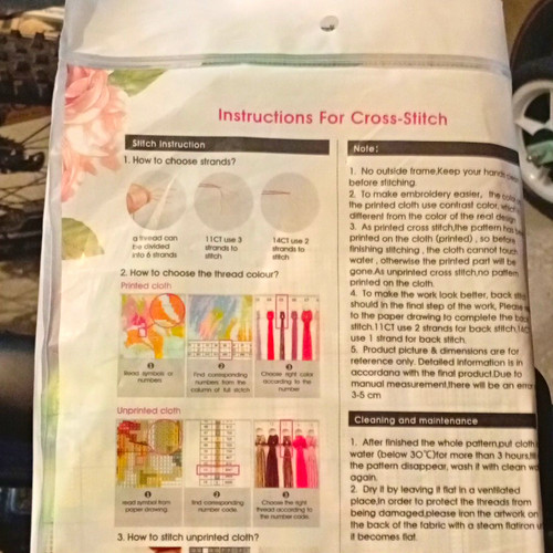 Kreuzstich stickset mit - kreuzstich,