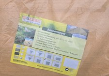 5 x 5 m Sonnensegel Balkon