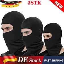 3 Pack Sturmhaube Motorrad Sturmmaske Fahrrad Kopfhaube Halswärmer atmungsaktiv