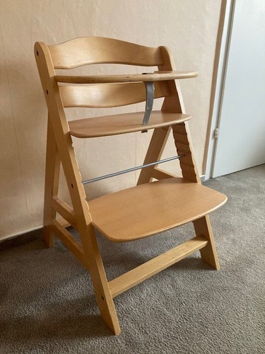 Kinderhochstuhl holz mit tisch - holz,