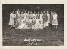 Altes Foto von 1928 - Erinnerung an Fahrt nach Eckartsberga - Bachschlappe
