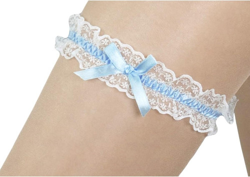 Strumpfband offwhite hochzeit - offwhite,