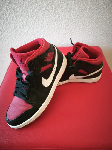 Jordan mid schwarz gym rot - schwarz,