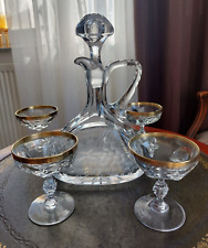 Kristall Karaffe geschliffen +