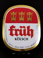 Bier Brauerei Werbeschild - Früh Kölsch - Sammlungsauflösung aus Nachlass