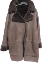 Walter Lammfelljacke wende Echtpelz Nubukleder braun Gr.42