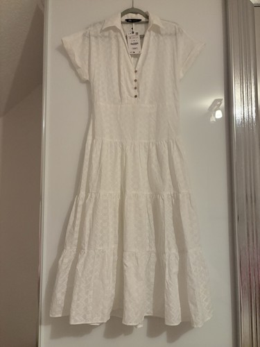 Zara kleid cotton - cotton, %