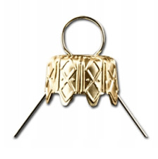 10 Stk. Hütchen, Kronen Gold oder Silber für Christbaumkugeln, Styropor Anhänger