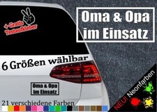 Oma opa einsatz sticker - oma, &