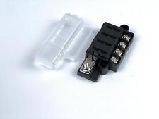 4fach Sicherungshalter Kompakt 12V/24V KFZ LKW Auto Boot Sicherungskasten