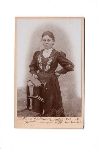 Cdv foto damenportrait - foto, /