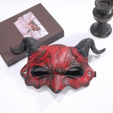 Teufel Maske Halbe Gesicht