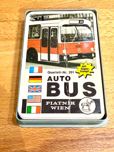 Spielkarten quartett auto bus - quartett,