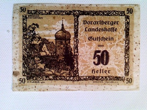 Notgeld vorarlberger - notgeld,,