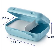Tupperware  Lunchbox mit praktischer Unterteilung Brotdose Pausenbox