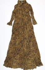 Zara Damen Maxikleid braun