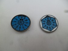 TÜV / HU + ASU Plakette im Metalltopf von 2002  für Oldtimer Geburtstag o.ä.