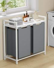 VASAGLE Wäschekorb 2 Fächer