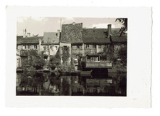 W81 Wunderbare Idylle mit Ruderboot in Salzgitter ? Original echt Foto RARITÄT