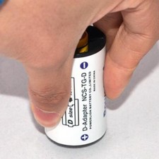 1 Pack Batterie AA Auf D