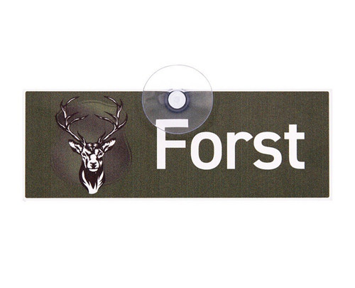 Autoschild forst mit saugnapf - forst,