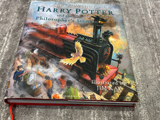 HARRY POTTER & THE PHILOSOPHER'S STONE. J.K ROWLING. ILLUSTRATED JIM KAY. 1st ed