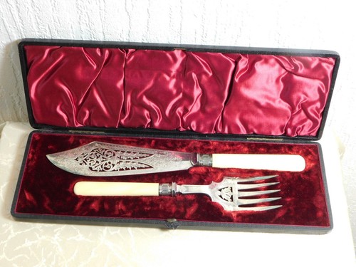 Antikes fischbesteck - antikes,