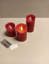 Tappovaly LED-Kerzen, flammenlose batteriebetriebene Kerzen. Blinkende Kerze