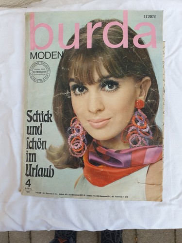 Vintage burda moden april 1967 - vintage,