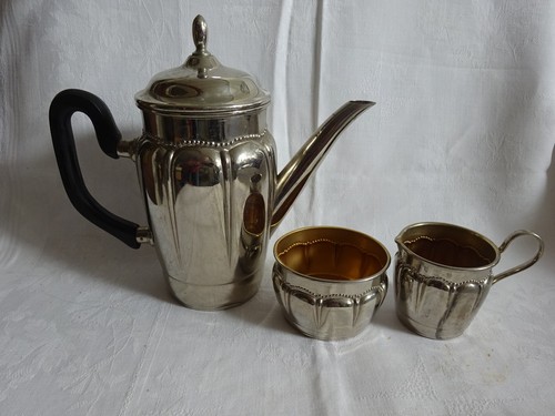 Art déco kaffeekanne tlg - kaffeekanne, 3-tlg