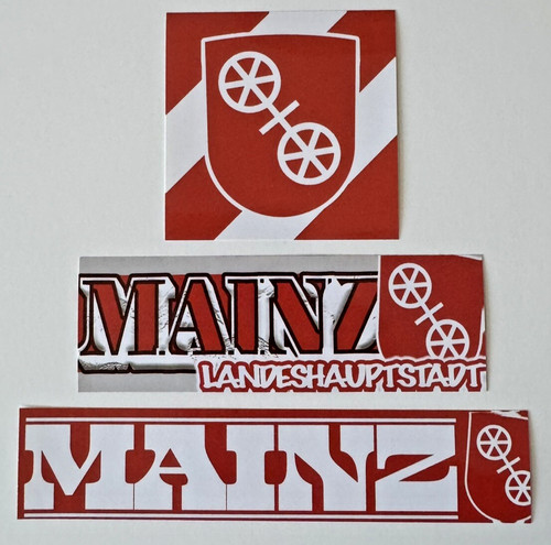 Mainz aufkleber mix - mainz, fußball