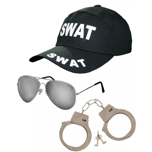 Swat team teiliges kappe - swat, 3-teiliges