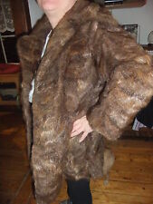 Pelzmantel braun 36 38
