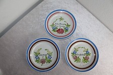 3 museale Wandteller Keramik